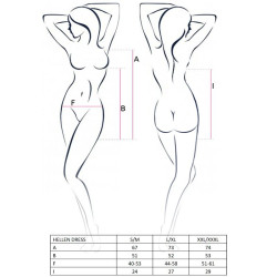 Passion - Femme Hellen Robe Et String Taille S/M